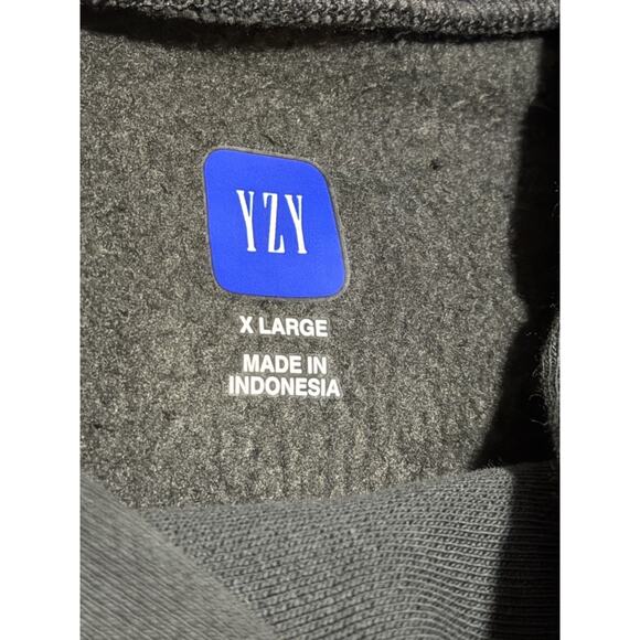 NEW Yeezy Gap Balenciaga High Neck Distressed Mockneck Oversize Sweater XL Black - Picture 3 of 7